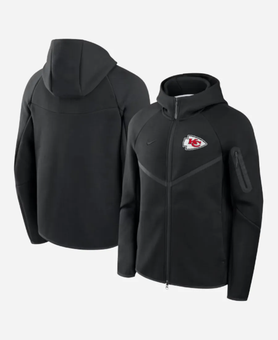 Kansas City Chiefs Nike Tech Fleece Windrunner Hooded Jacket Kansas City Chiefs Nike Tech Fleece Windrunner Hooded Jacket