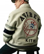 Kith x AVIREX for the New York Yankees Leather Jacket