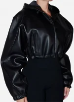 Kylie Jenner Cropped Hooded Jacket