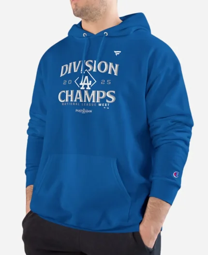 LA Dodgers Division Champions Locker Room Hoodie