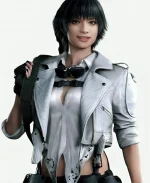 Lady Devil May Cry 5 Video Game White Leather Jacket