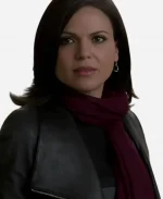 Lana Parrilla Once Upon a Time Season 05 Regina Mills Leather Jacket