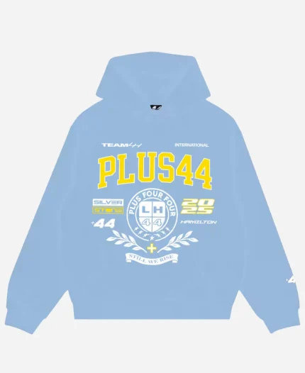 Lewis Hamilton +44 formula 1 2025 Blue Pullover Hoodie
