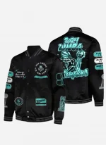 Liberty Championship Parade Sabrina Ionescu Black Varsity Jacket