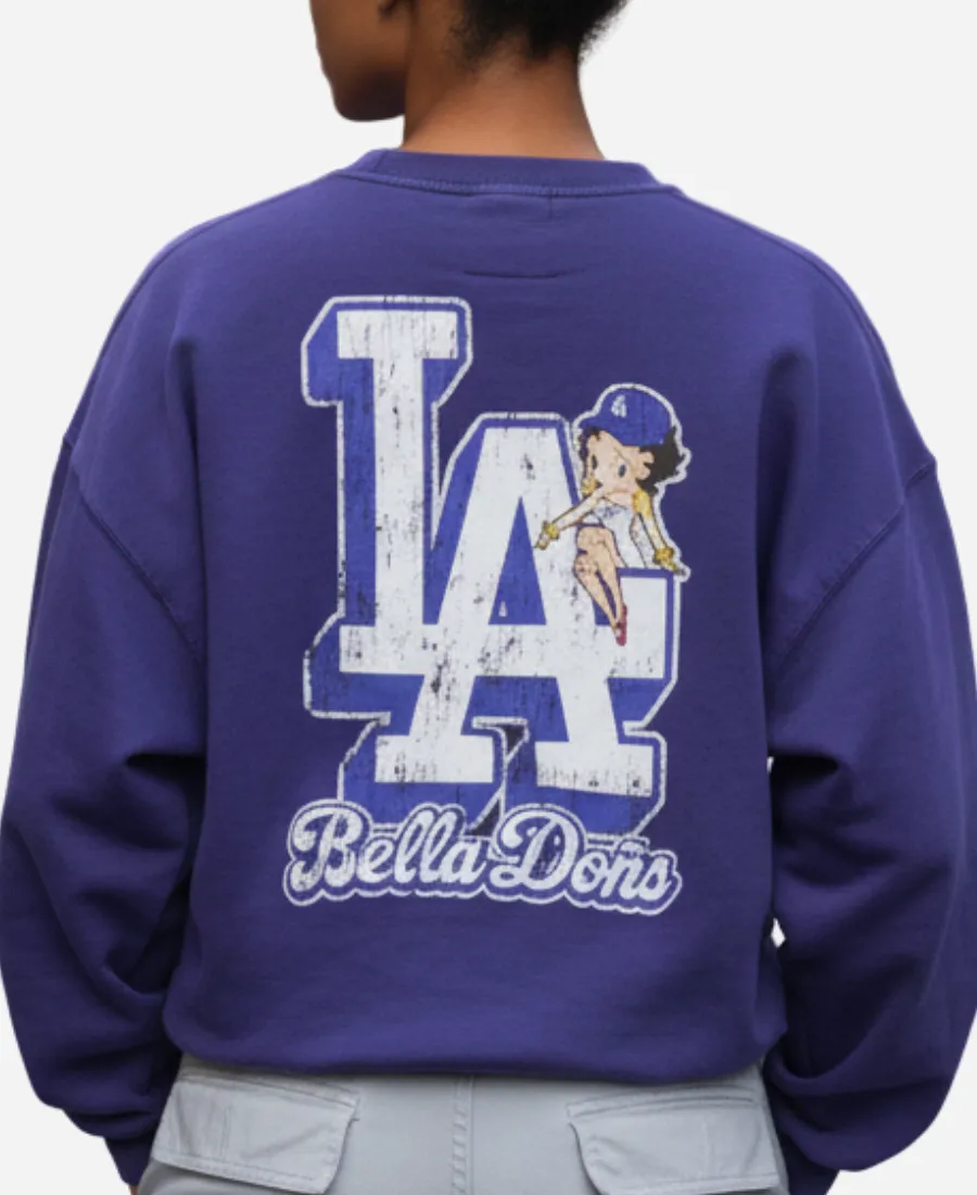 Los Angeles Dodgers Bella Dona x Betty Boop Crewneck Los Angeles Dodgers Bella Dona x Betty Boop Crewneck