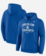 Los Angeles Dodgers Fanatics 2025 NL West Division Champions Locker Room Hoodie