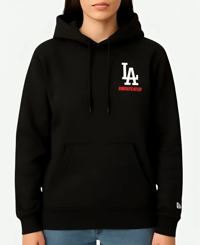 Los Angeles Dodgers Undefeated Tally Hoodie Black Los Angeles Dodgers Undefeated Tally Hoodie Black