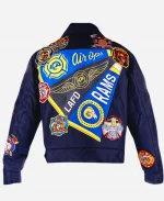 Los Angeles Rams 2025 Draft House LA Fire Department Blue Jacket