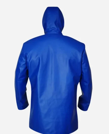 Louis Hynes A Series of Unfortunate Events Klaus Baudelaire Blue Leather Jacket