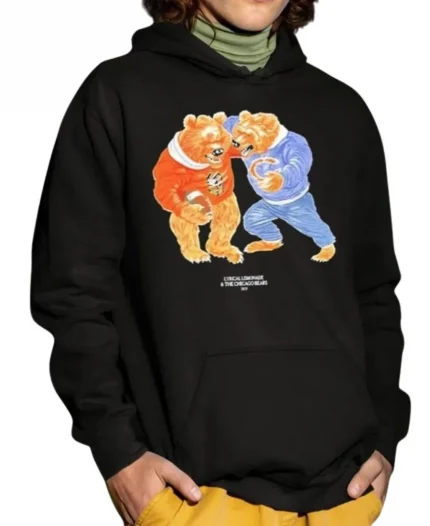 Lyrical Lemonade x Chicago Bears Black Tackle Hoodie