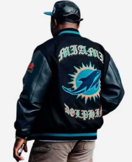 Malik Washington Rivalries Miami Dolphins Jacket Back