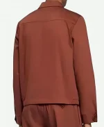 Marcello Hernandez Saturday Night Live S51 Brown Zipper Jacket