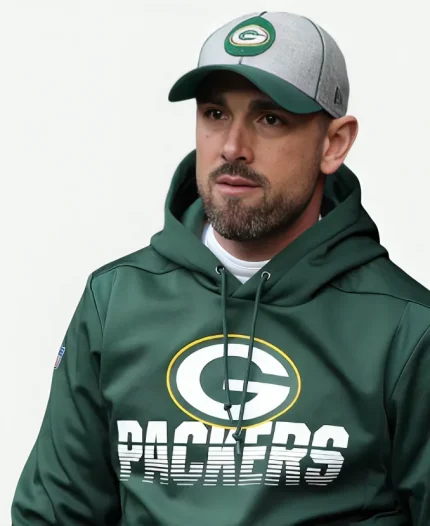 Matt LaFleur Green Bay Packers Sideline Green Hoodie