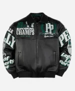 Meek Mill Pelle Pelle Eagles Black Jacket