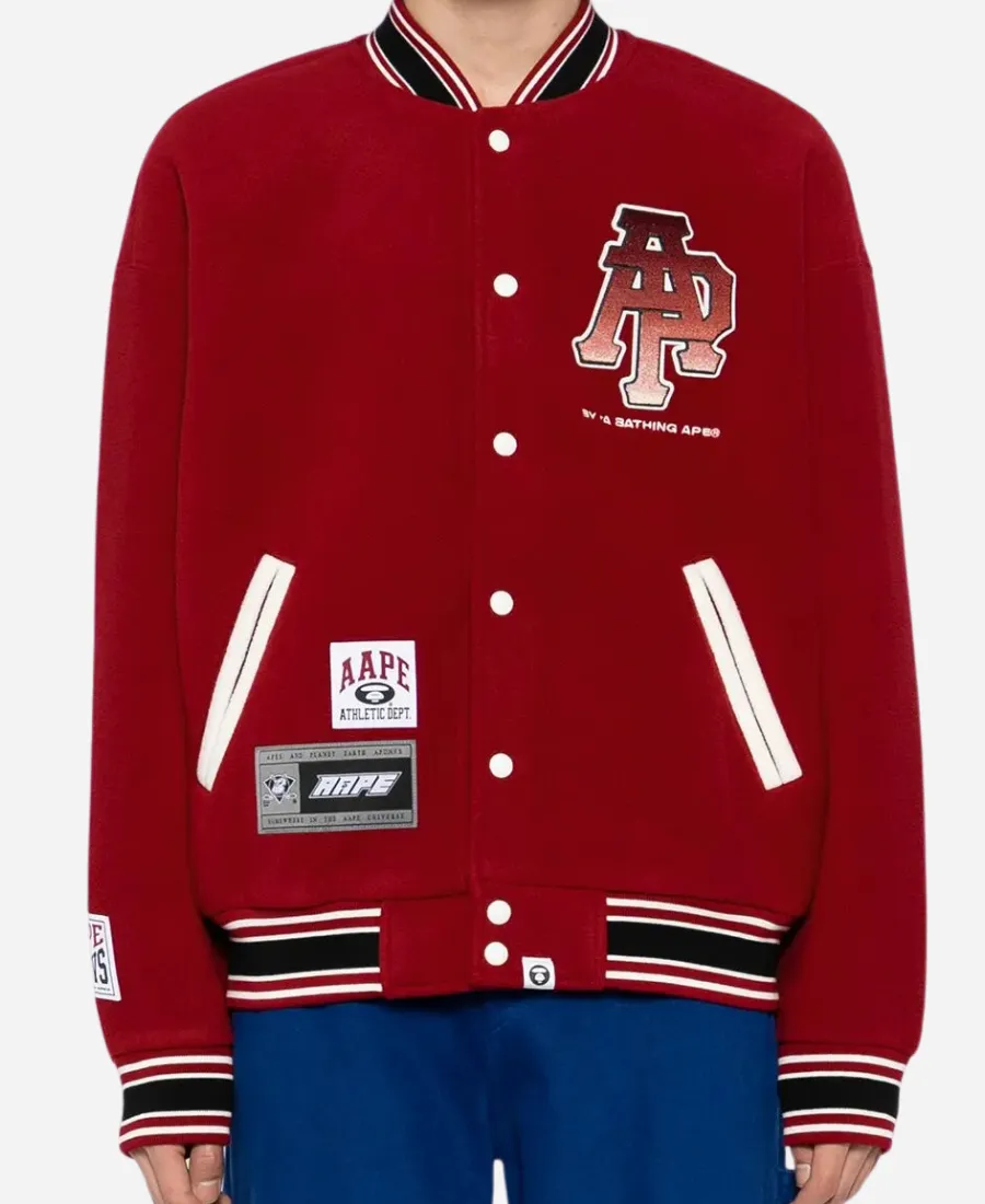 Men’s A Bathing Ape Varsity Jacket Men’s A Bathing Ape Varsity Jacket