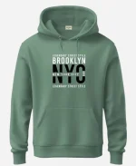 Men's ADRO Brooklyn NYC Printed Green Pullover Hoodie