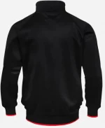 Men's Arsenal FC Retro Track Top Football Gift Jacket - Black