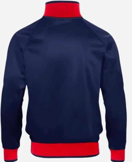 Men's Arsenal FC Retro Track Top Football Gift Navy Blue Jacket