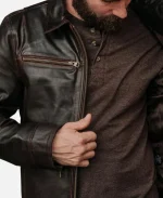 Men's Buffalo Jackson Legacy Brown Leather Jacket