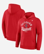 Men's Fanatics Boston Red Sox 2025 MLB Postseason Locker Room Hoodie - Red