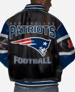 Men's G-III New England Patriots NFL full-zip Black Leather Jacket
