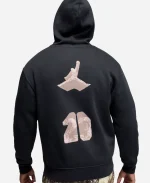 Men's Jordan AJ4 Nike Black Fleece Pullover Hoodie