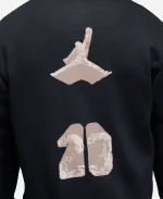 Men's Jordan AJ4 Nike Fleece Black Pullover Hoodie