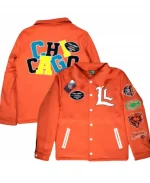 Men's Lyrical Lemonade Chicago Bears Full-Snap Varsity Jacket