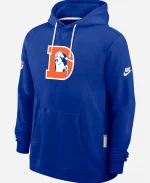 Men's Nike Denver Broncos Standard Issue Alt Offensive Set Play Royal Sideline Blue Hoodie