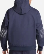 Men's Nike Life Full-Zip Unlined Beige & Purple Jacket