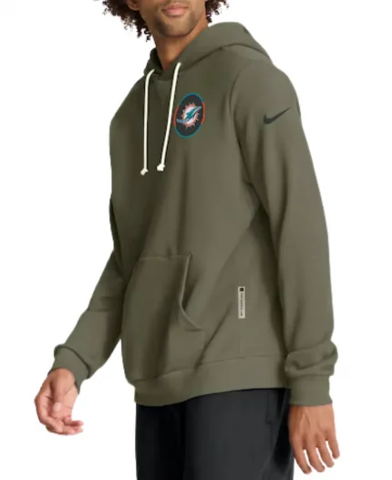 Miami Dolphins 2025 Salute To Service Hoodie