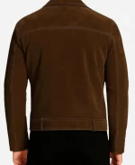 Michael Buble The Voice S28 TV Series Brown Suede Leather Jacket
