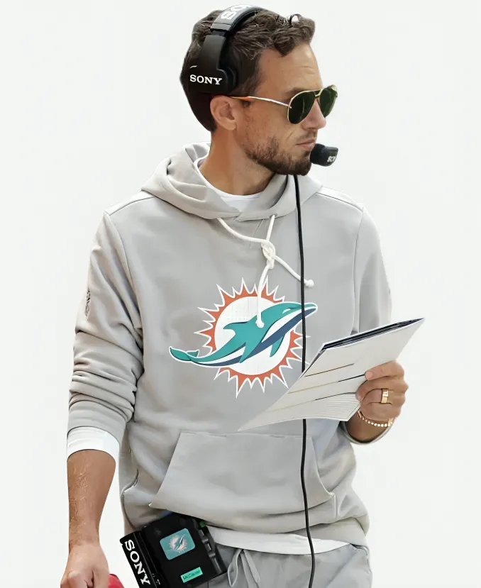 Mike McDaniel Miami Dolphins Hoodie Mike McDaniel Miami Dolphins Hoodie
