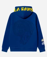 Mister Cartoon x Los Angeles Rams Royal Graphic Pullover Hoodie