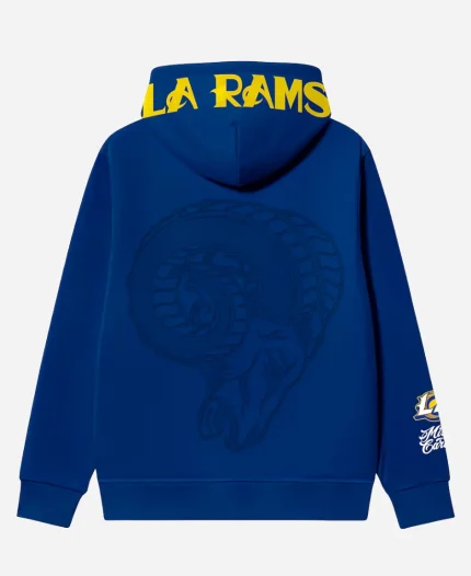 Mister Cartoon x Los Angeles Rams Royal Graphic Pullover Hoodie