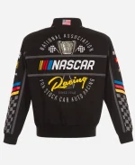 NASCAR JH Design Twill Driver Uniform Black Full-Snap Jacket