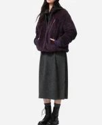 NEEDLES x UNIQLO Fleece Purple Jacket