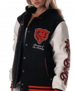 NFL Chicago Bears The Wild Collective Black Hooded Jacket