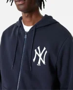 New Era New York Yankees MLB Essential Navy Blue Full Zip Hoodie