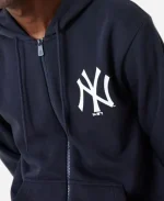 New Era Yankees Essential Navy Blue Full Zip Hoodie