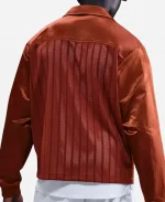 New York Nike Court Slam Tennis Jacket Orange