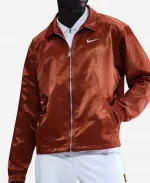 New York Nike Court Slam Tennis Orange Jacket