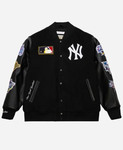 New York Yankees Black Out Varsity Jacket