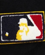 New York Yankees Vintage Logo Black Out Varsity Jacket