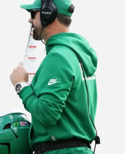 Nick Sirianni Nike Philadelphia Eagles Rewind Club Logo Kelly Green Pullover Hoodie