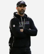 Nick Sirianni Philadelphia Eagles 2025 Crucial Catch Black Pullover Hoodie