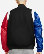 Nike Air Jordan Sport DNA Varsity Jacket Red Blue & Black