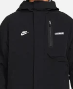 Nike Air Max Woven Jacket In Black