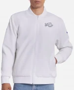 Nike Buffalo Bills 2025 Rivalries Collection Sideline White Bomber Jacket
