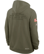 Nike Green Bay Packers 2025 Salute to Service Sideline Standard Issue Dri-FIT Hoodie -Olive Green